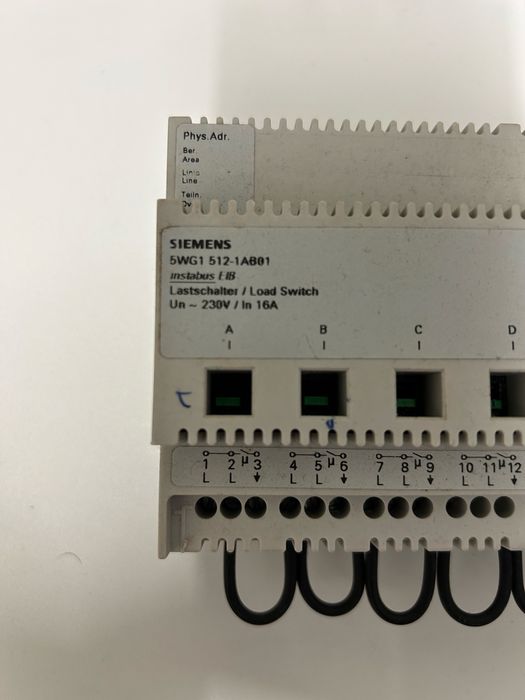 KNX modulo de 8 saidas a rele