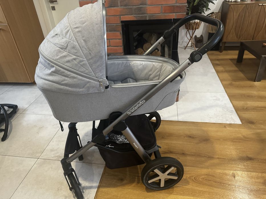 Wózek Baby Design HUSKY 2w1 jasnoszary