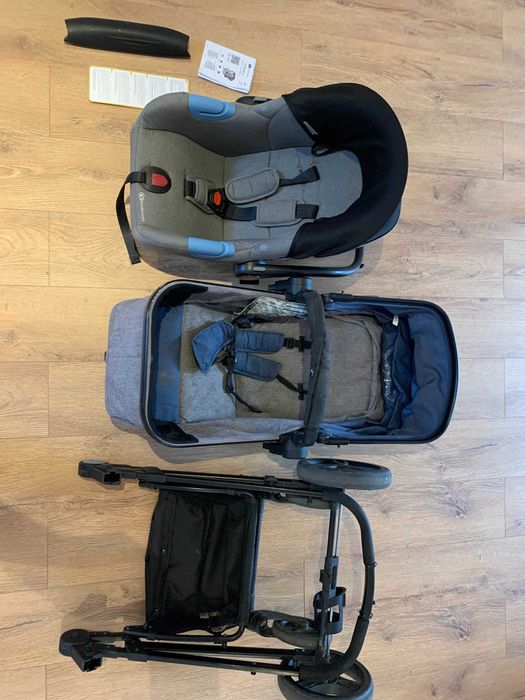 Carrinho bebé 0-13Kg - Trio KINDERKRAFT JULI 3 em 1