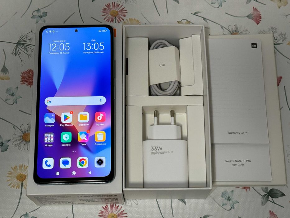 Xiaomi Redmi note 10 Pro 6/128.