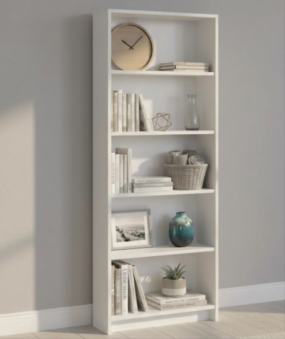 Стелаж білий 60/25/178см є безкоштовна доставка