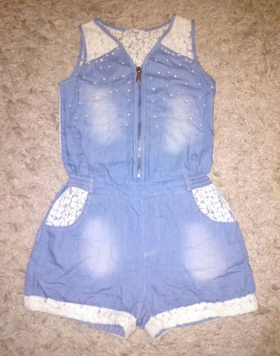 Джинсовий комбінезон для дівчинки