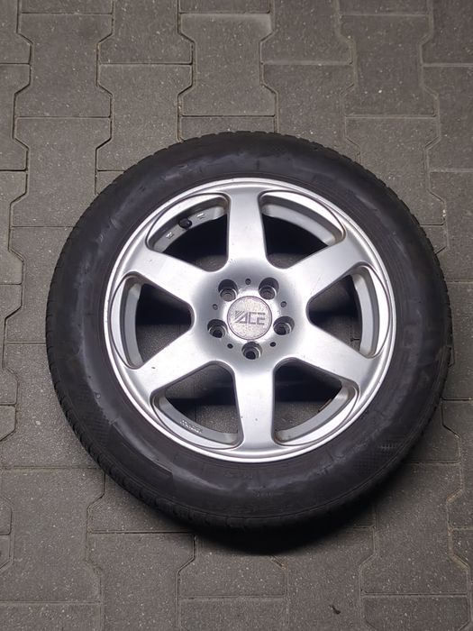 5x100 felgi 15 cali komplet z dwuletnimi oponami