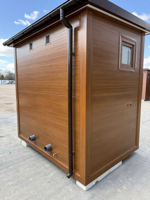 Kontener pawilon sanitarny WC toaleta kemping łazienka