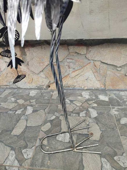 Metalowy paw,ozdoba do ogrodu,na balkon,vintage
