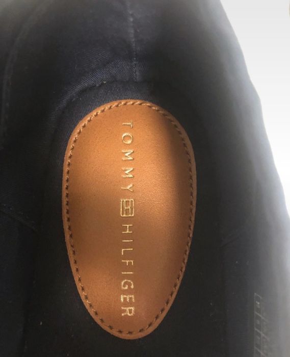 Tommy Hilfiger granatowe damskie espadryle mokasyny trampki tenisówki