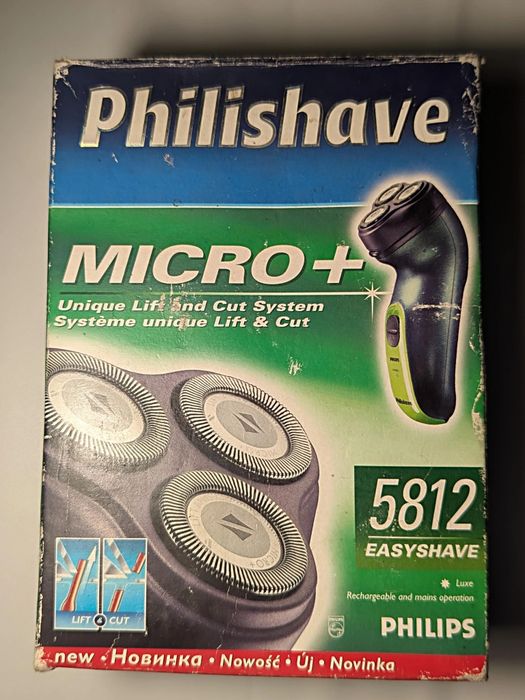 Maszynka do golenia twarzy Philips Philishave Micro+ 5812 (Stan Idealny)