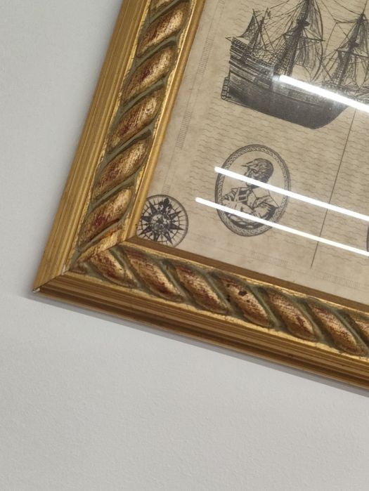 Quadro motivos Náuticos "Cognac Land"