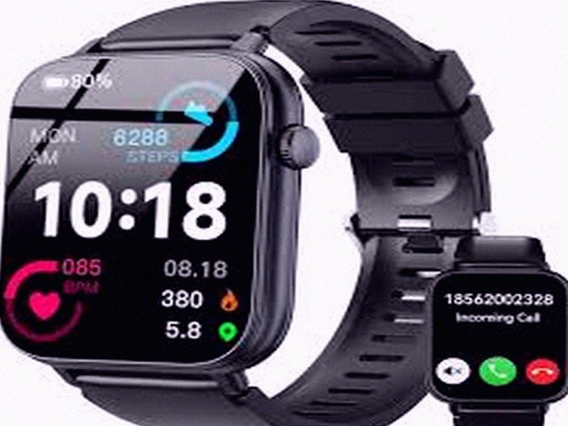 Smartwatch Desportivo para Homem e Mulher — Ecrã 1.83", Design Premium