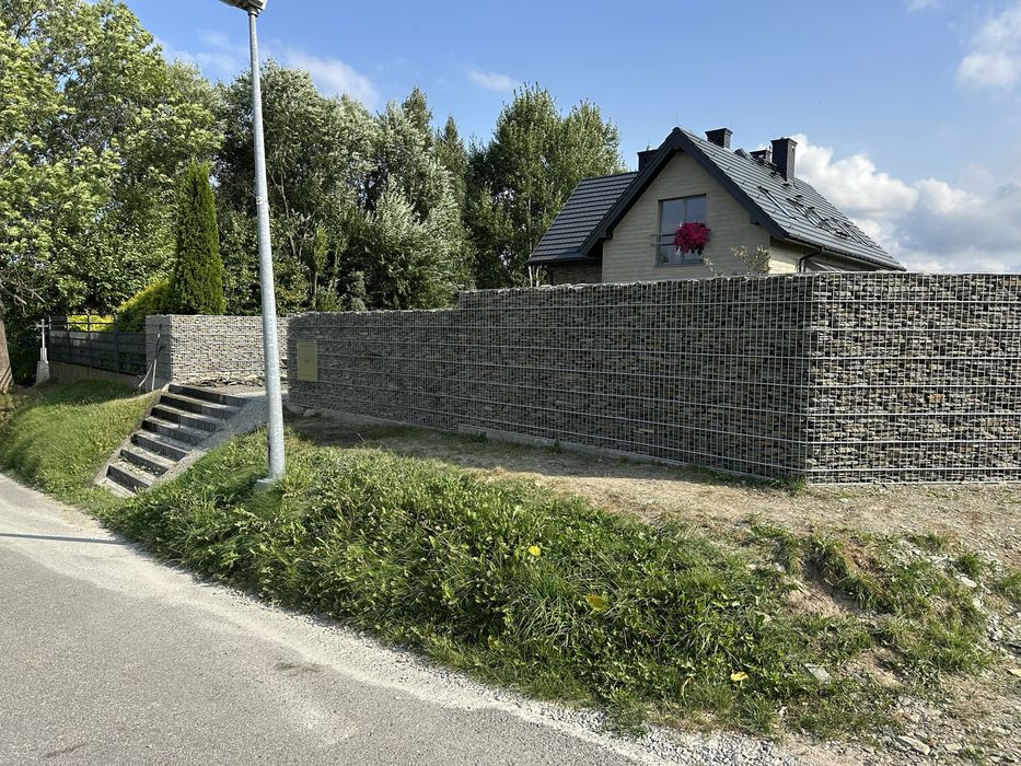 Montaż ogrodzeń gabionowych mury murki kosze gabionowe gabion gabiony