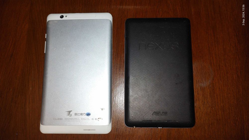 Планшети Asus nexus i Cube T8 під відновлення, на запчастини.