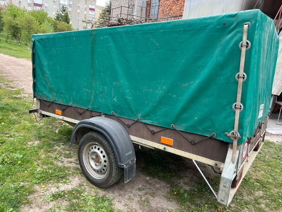 Продам причіп, прицеп, причеп,Vezeko Cargo D 08.2 — 750 кг | Гарний стан | З тентом