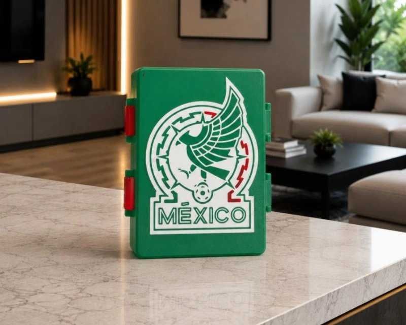 Caixa para guardar cromos Mundial 2026 versão Mexico