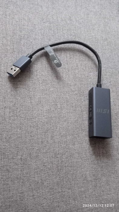 MSI Adapter Przejściówka USB 3.1-RJ45 Ethernet