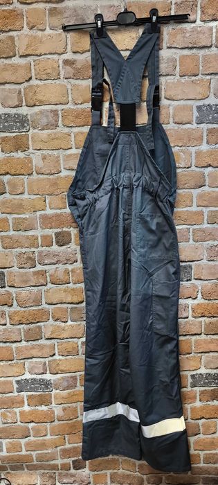 Spodniew robocze na szelkach szare 165-170
