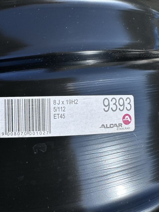 1xfelga stalowa 19” VW/SEAT/SKODA (5x112 ET45) - nowa