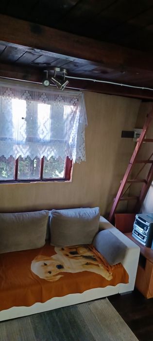 Działka ROD Brus Łódź 400m² domek z poddaszem blisko lasu