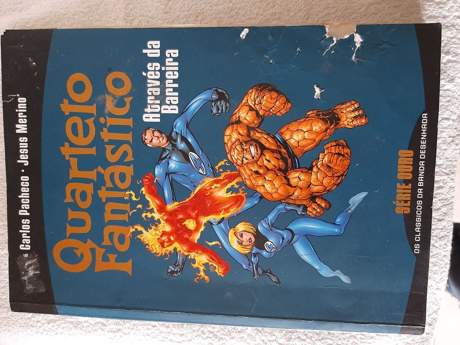 Livro quarteto fantastico impecavel
