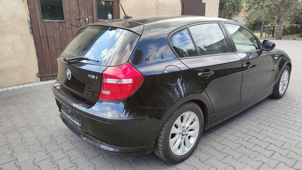 Klapa bagażnika BMW 1 E87 Lift czarna Black sapphire części
