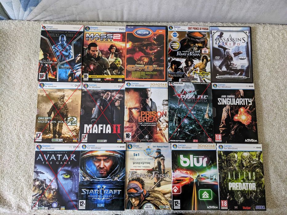 Ігри для ПК ,ігрові диски для PC