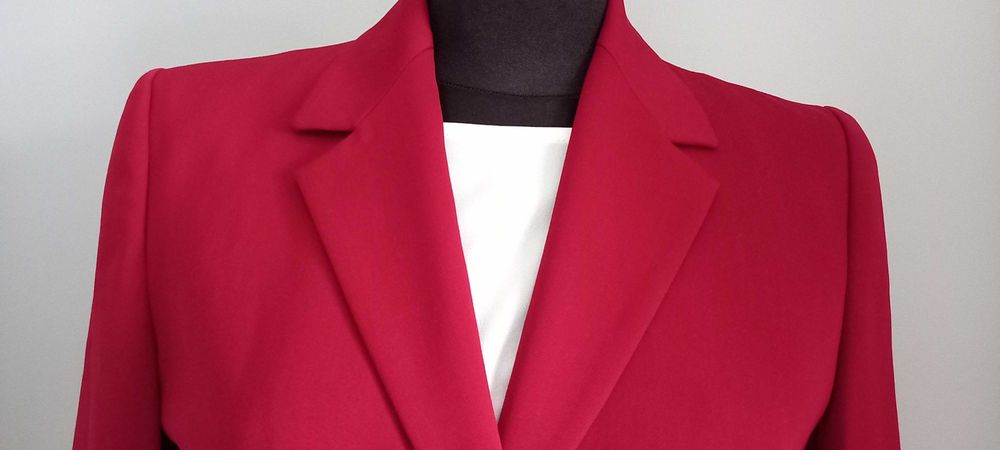 Jasper Conran 100% wełna długi żakiet marynarka r. XS / 34
