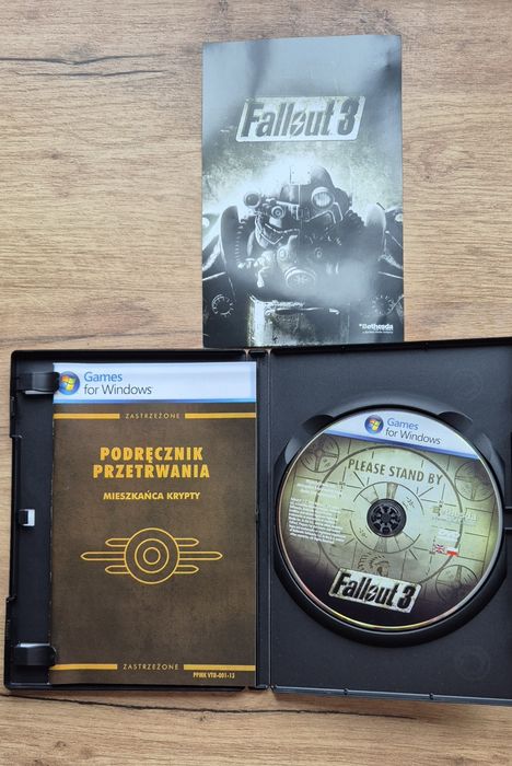 Gra komputerowa Fallout 3 PC DVD pudełko Windows