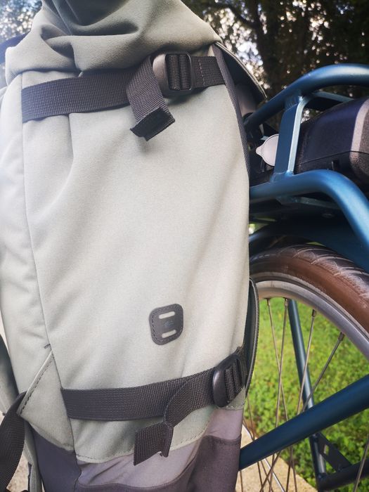 Mochila alforge de bicicleta decathlon