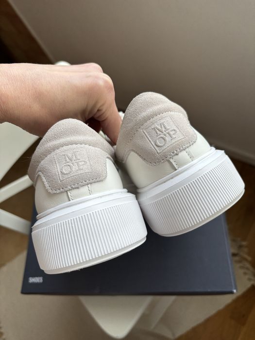 Marc O’ Polo Sneakersy 37 skórzane białe