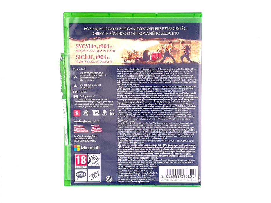 Mafia The Old Country Xbox Series X VIMAGCO.PL Bydgoszcz Śniadeckich