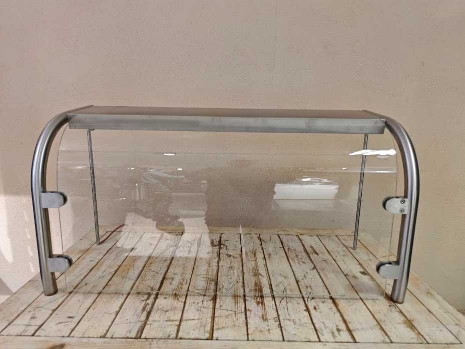 Nadstawka szklana neutralna gastronomiczna – ekspozycja potraw,