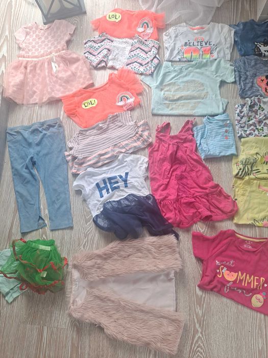 Zestaw ubrań ciuszki 98 104 spodnie t-shirt bluzki lato h&m zara paka