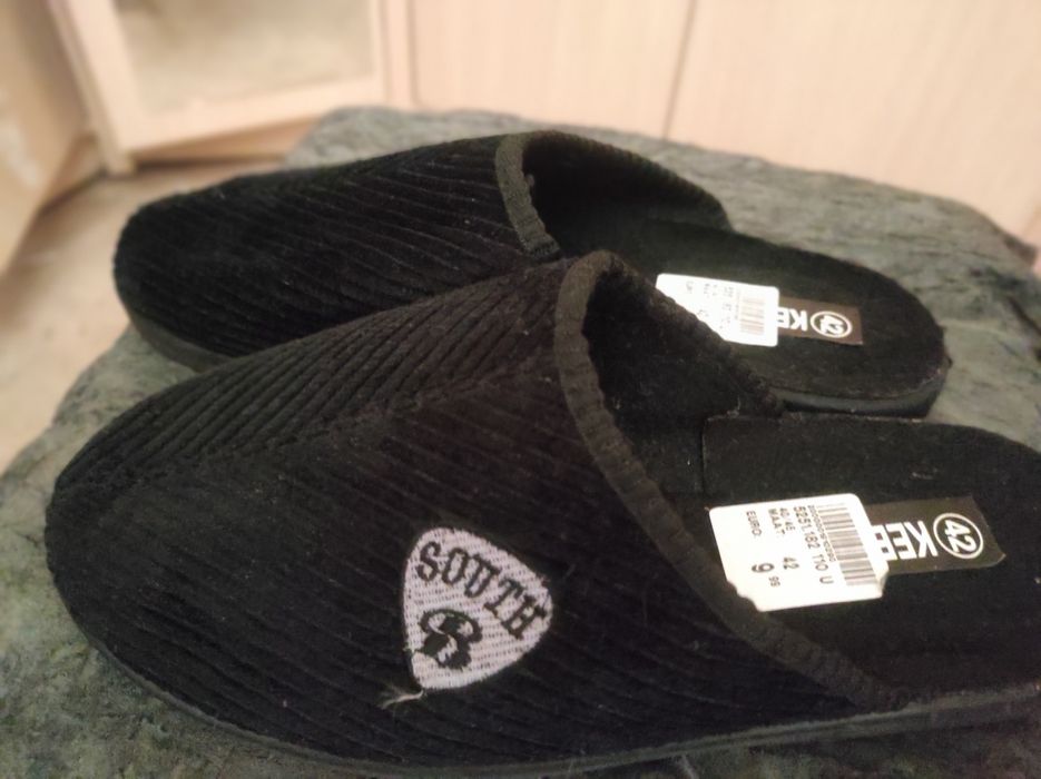 Тапочки мужские черные 42