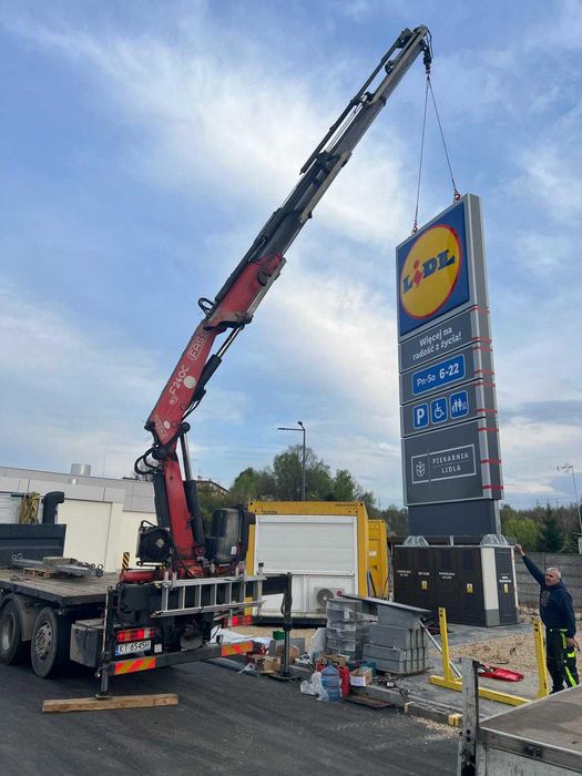 Transport HDS Kontenery Maszyny Pawilony - Duża dostępność