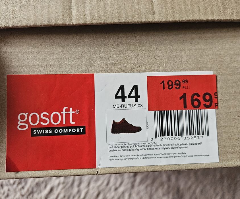 Półbuty męskie Swiss Comfort [44]