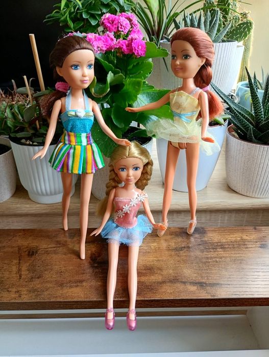 Lalki typu Barbie 3 sztuki