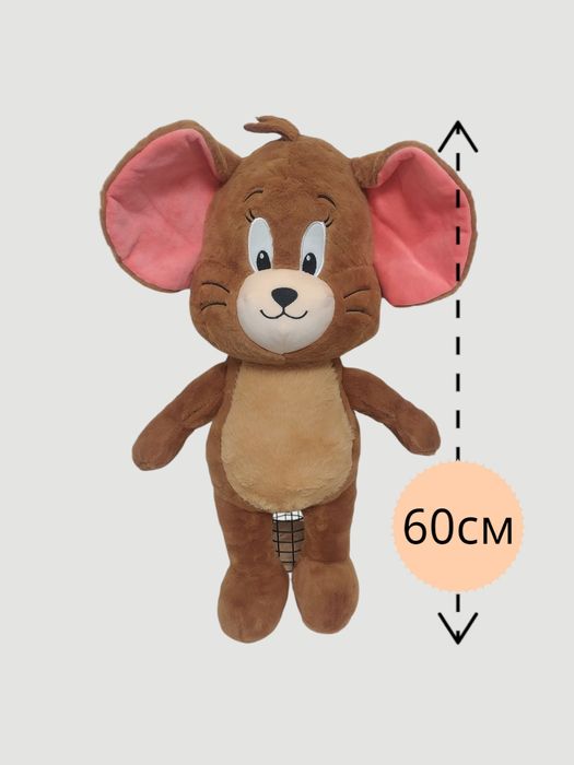 ВЕЛИКА Плюшева Іграшка Tom & Jerry (Том і Джеррі) — М'яка Лялька 60 СМ