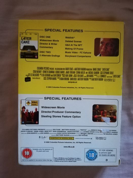 Pack filmes Layer Cake/Snatch em dvd- Edição especial (portes grátis)