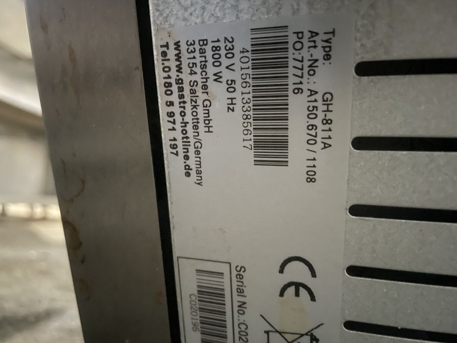 Tostadeira profissional - Bartscher