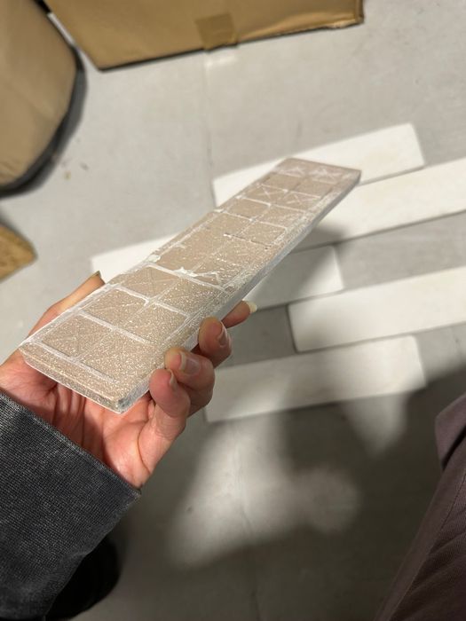 Płytki ceramiczne /Kafelki cegiełka, białe mat ~3m2
