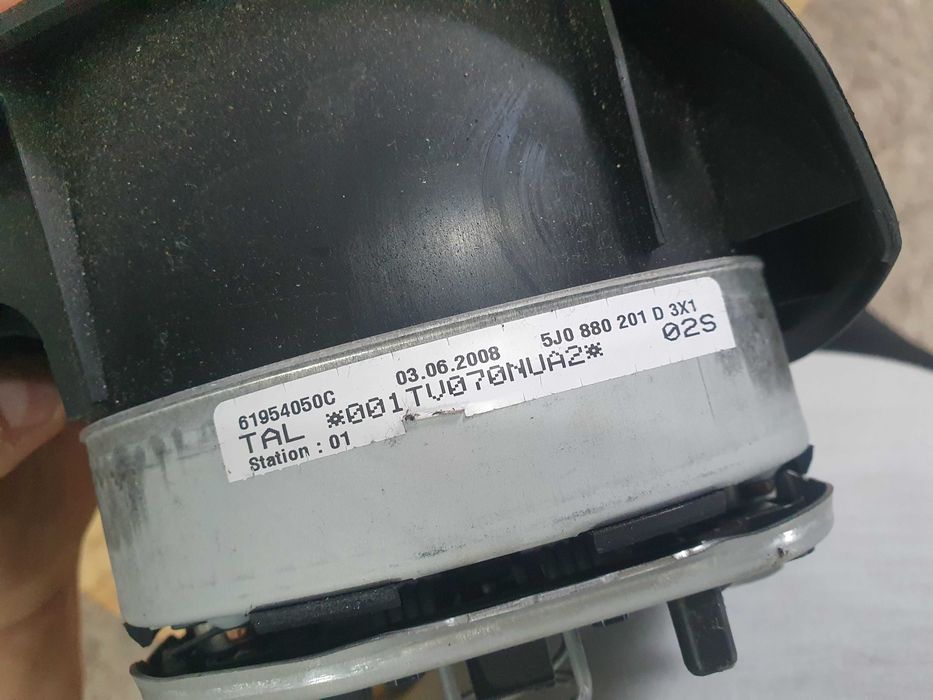 Air bag poduszka powietrzna sensor moduł Skoda Fabia 2 II kpl 08r