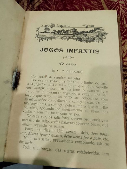 Livro Antigo - Jogos Infantis - Enciclopédia da Infância