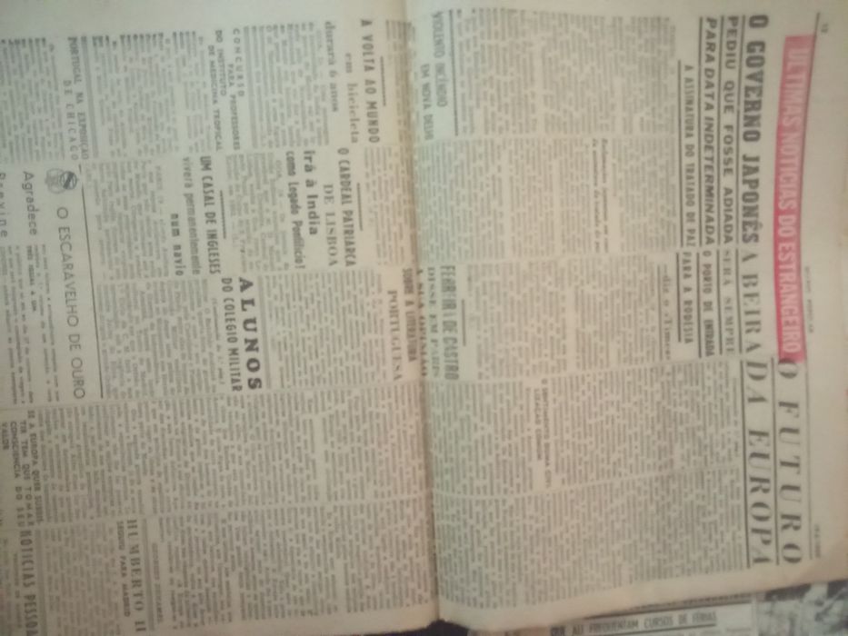 4 Jornais Diários Popular ,1948 Agosto.