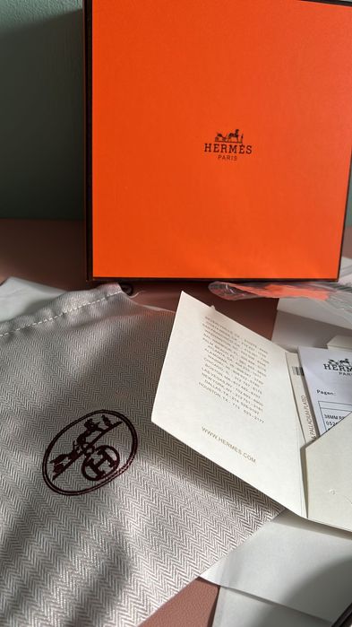 Pasek Hermes damski kelly Nowy skorzany brazowy