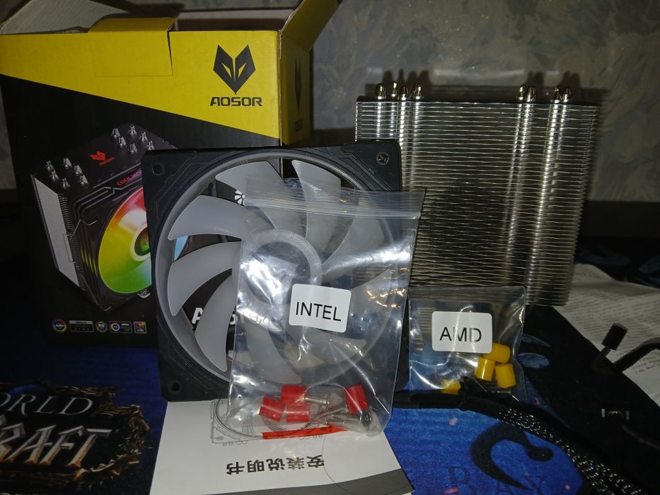Кулер Coolmoon AS600 ARGB Black