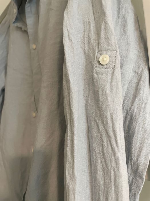 koszula męska L RESERVED regular fit - LINEN BLEND