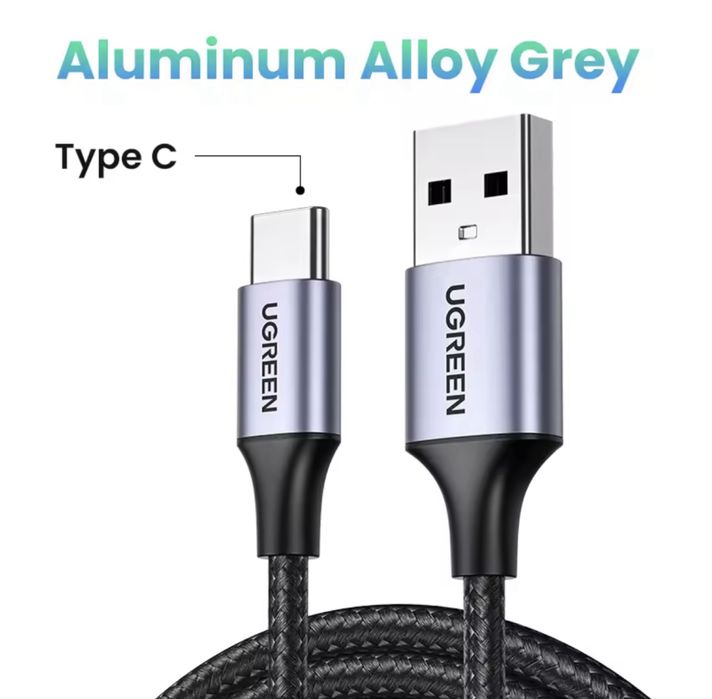 Кабель Ugreen USB A до USB C (type c) 3м