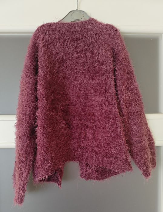 Bordowy sweter Sinsay r.128