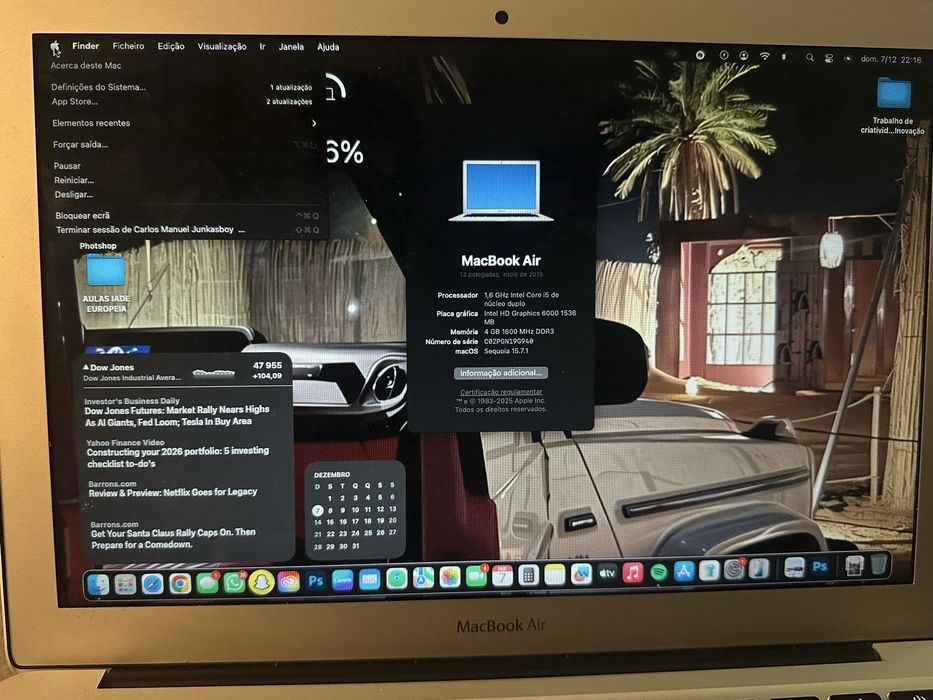 Macbook air 13 2015/2017