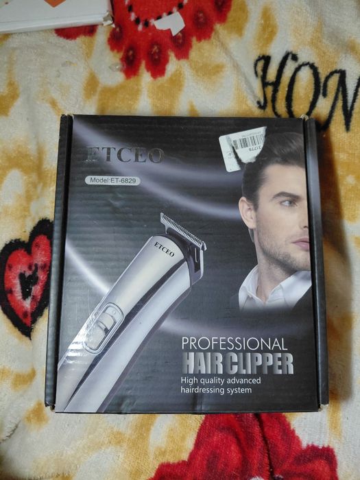 Машинка Бритва для стрижки акумуляторна ETCEO et-6829