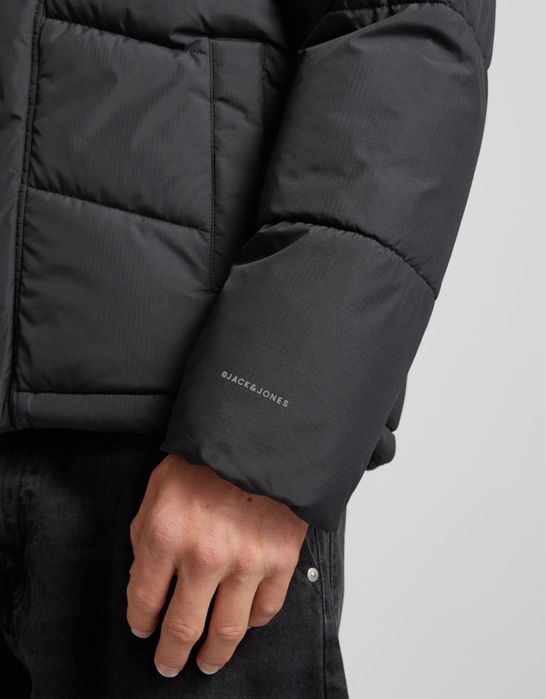 Куртка Курточка Пуховик Чорна Jack Jones Puffer Jacket  Зимова